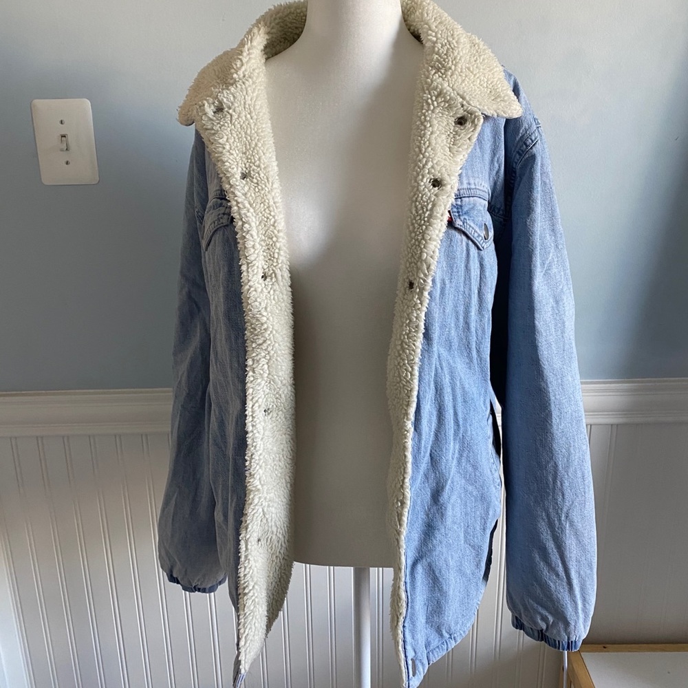 Sherpa Lined Denim Jacket
